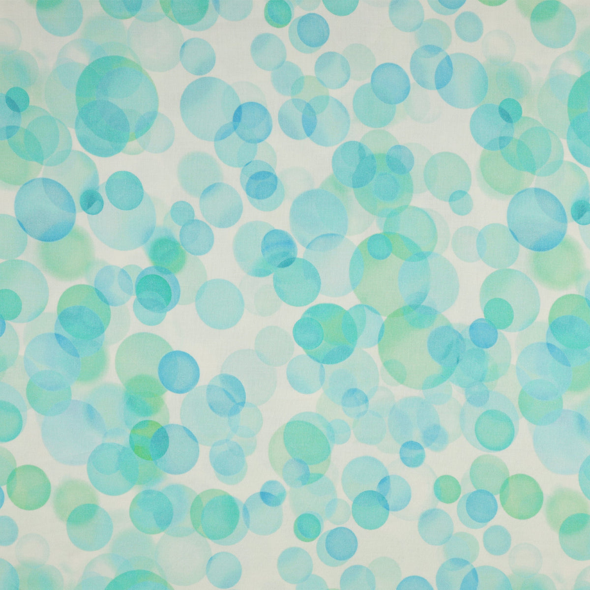 Bubbles 108" Wide Quilt Backing - Ocean