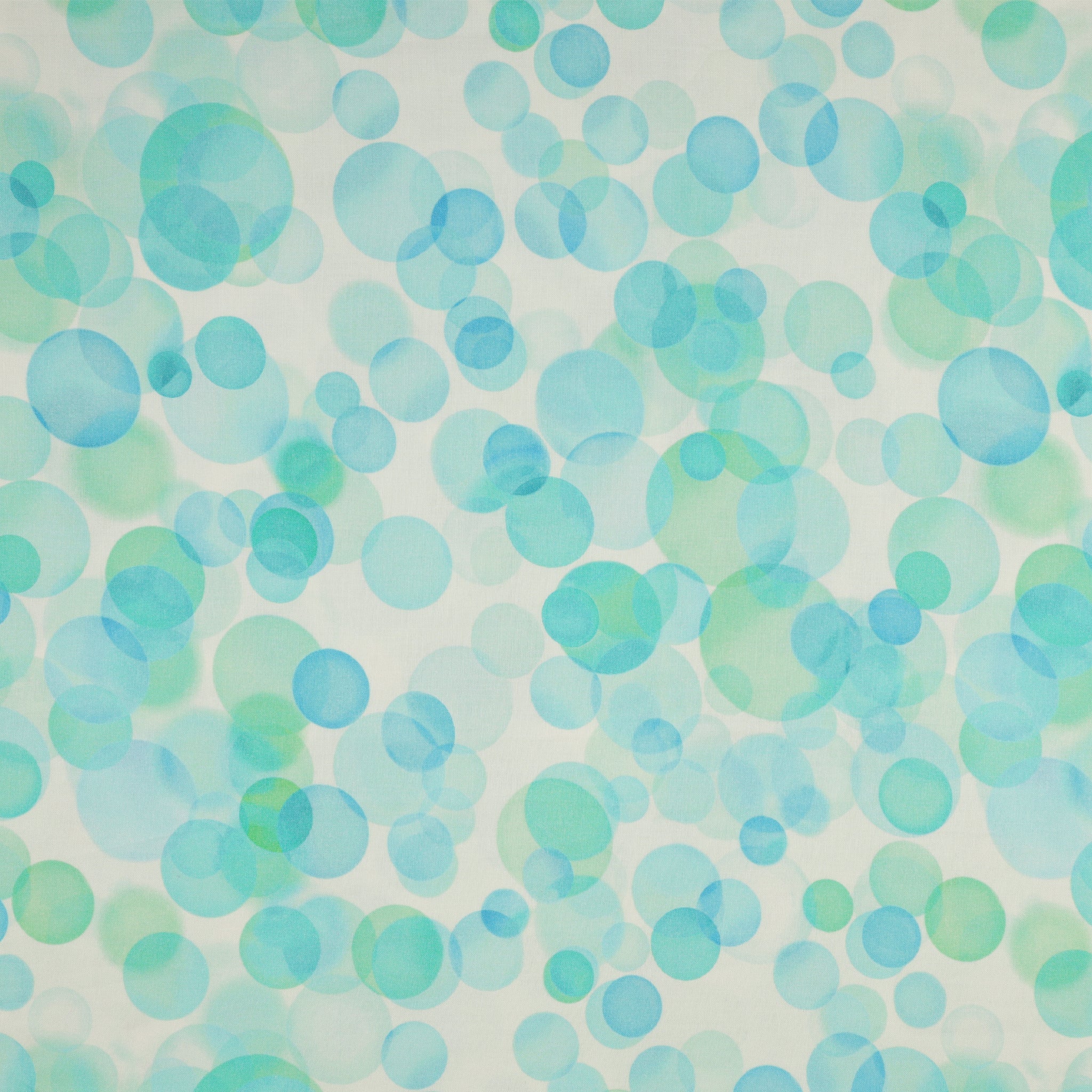 Bubbles 108" Wide Quilt Backing - Ocean