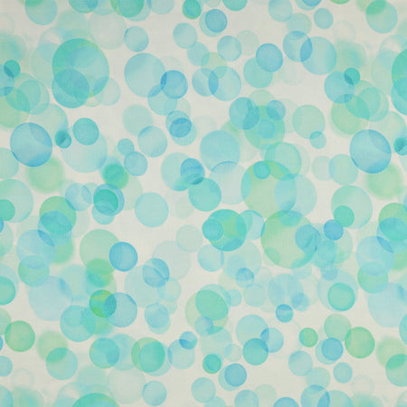 Bubbles 108" Wide Quilt Backing - Ocean