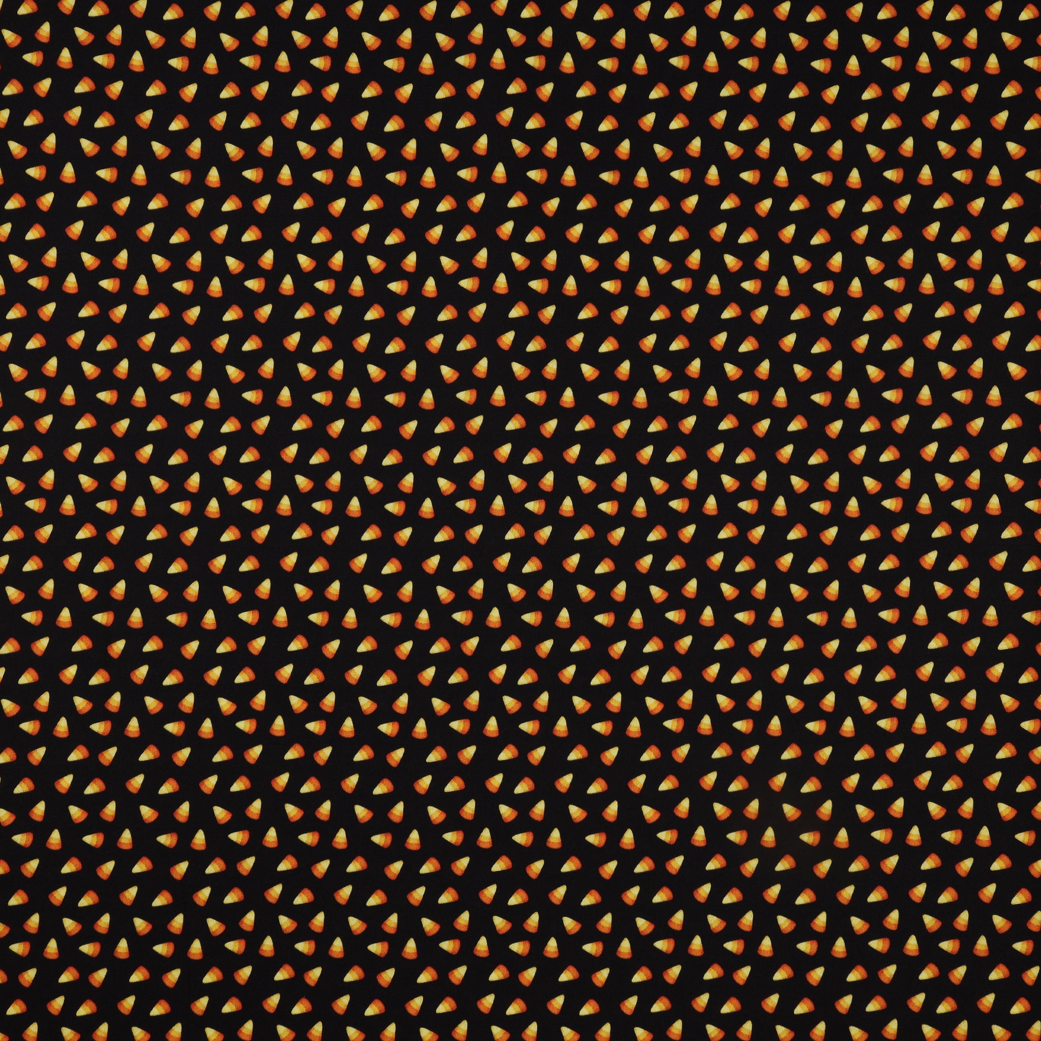 Ghostly Soiree Fabric Collection - Sweet Candy Corn Black