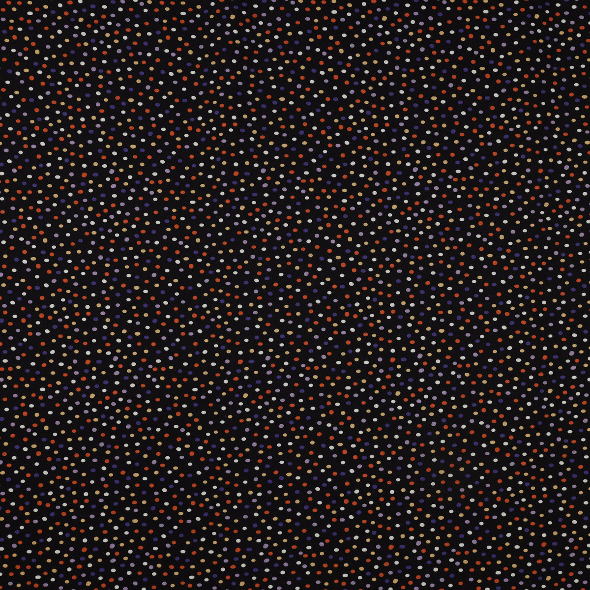 Ghostly Soiree Fabric Collection - Dot-Mania Black