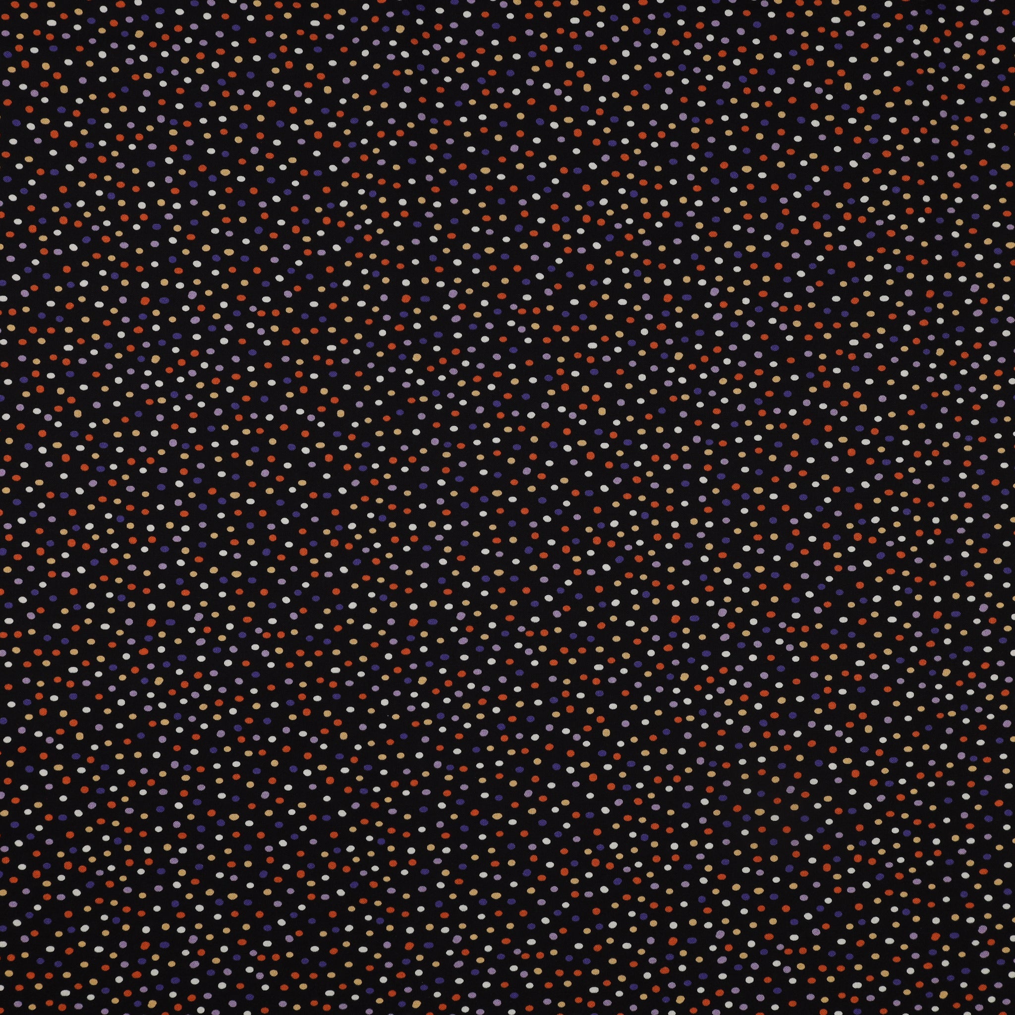 Ghostly Soiree Fabric Collection - Dot-Mania Black