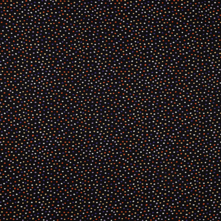 Ghostly Soiree Fabric Collection - Dot-Mania Black