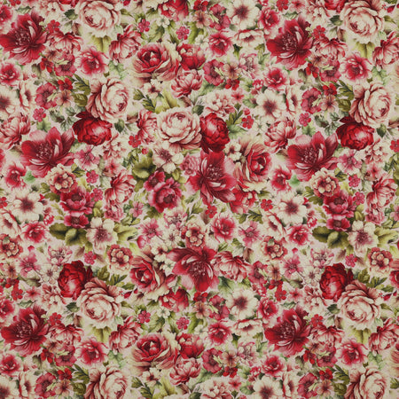 Cupid's Arrow Fabric Collection - Romantic Floral Blush