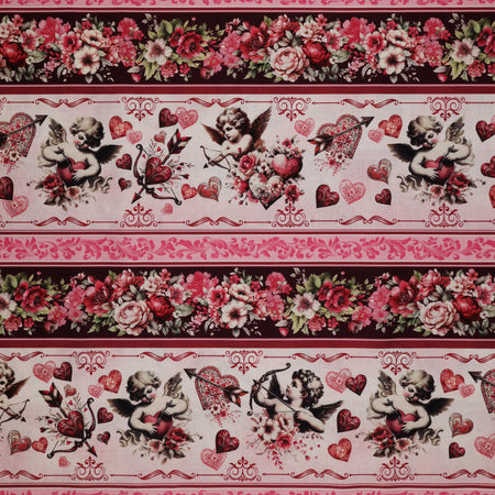 Cupid's Arrow Fabric Collection - Cupid's Arrow Stripe Multi