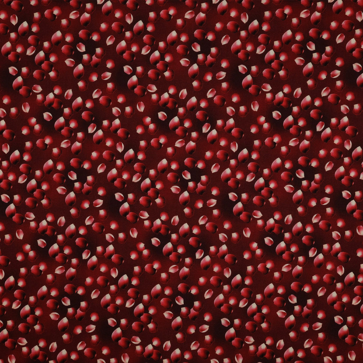 Cupid's Arrow Fabric Collection - Romantic Petals Red Velvet