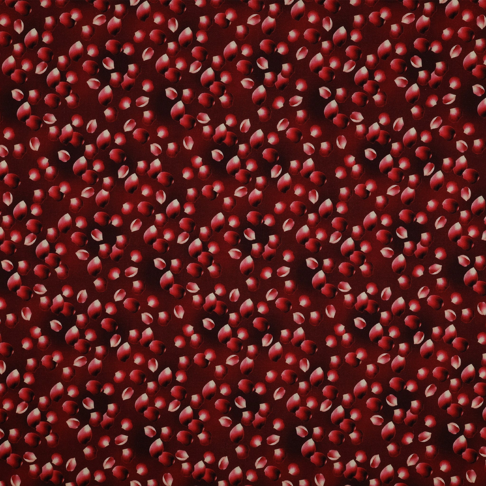 Cupid's Arrow Fabric Collection - Romantic Petals Red Velvet