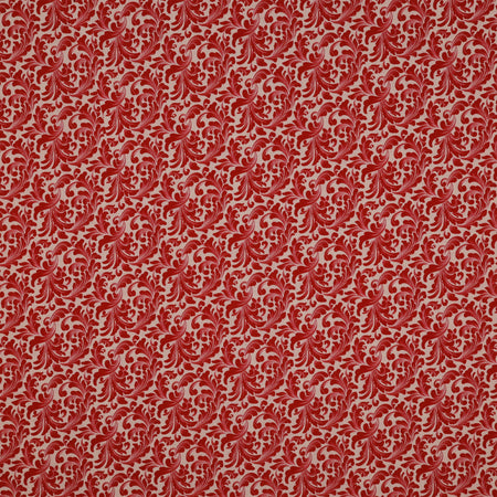 Cupid's Arrow Fabric Collection - Cherished Scrolls Cherry Pink