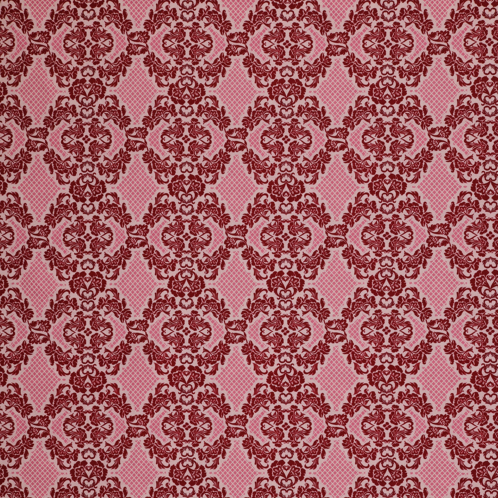 Cupid's Arrow Fabric Collection - Romantic Lace Rose Pink