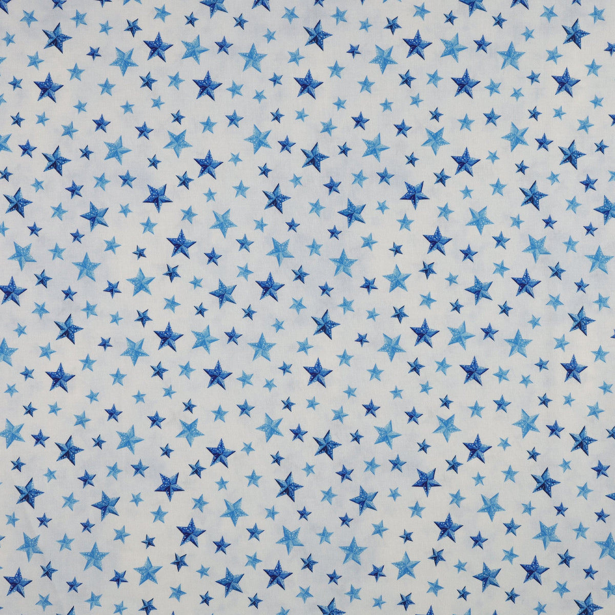 Red, White & Sweet Fabric Collection - Stars of Liberty Light Blue