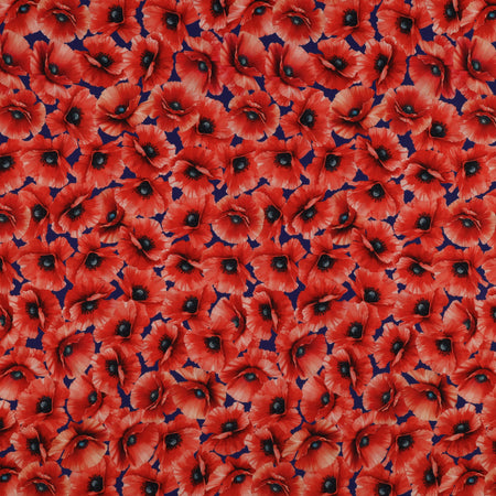Red, White & Sweet Fabric Collection - Poppy Celebration Red