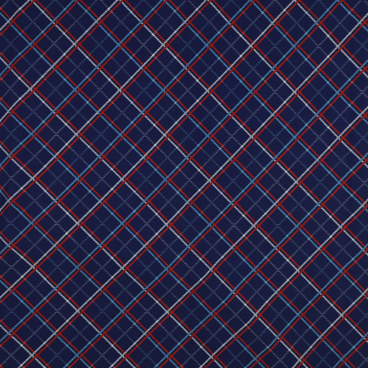 Red, White & Sweet Fabric Collection - Americana Plaid Navy