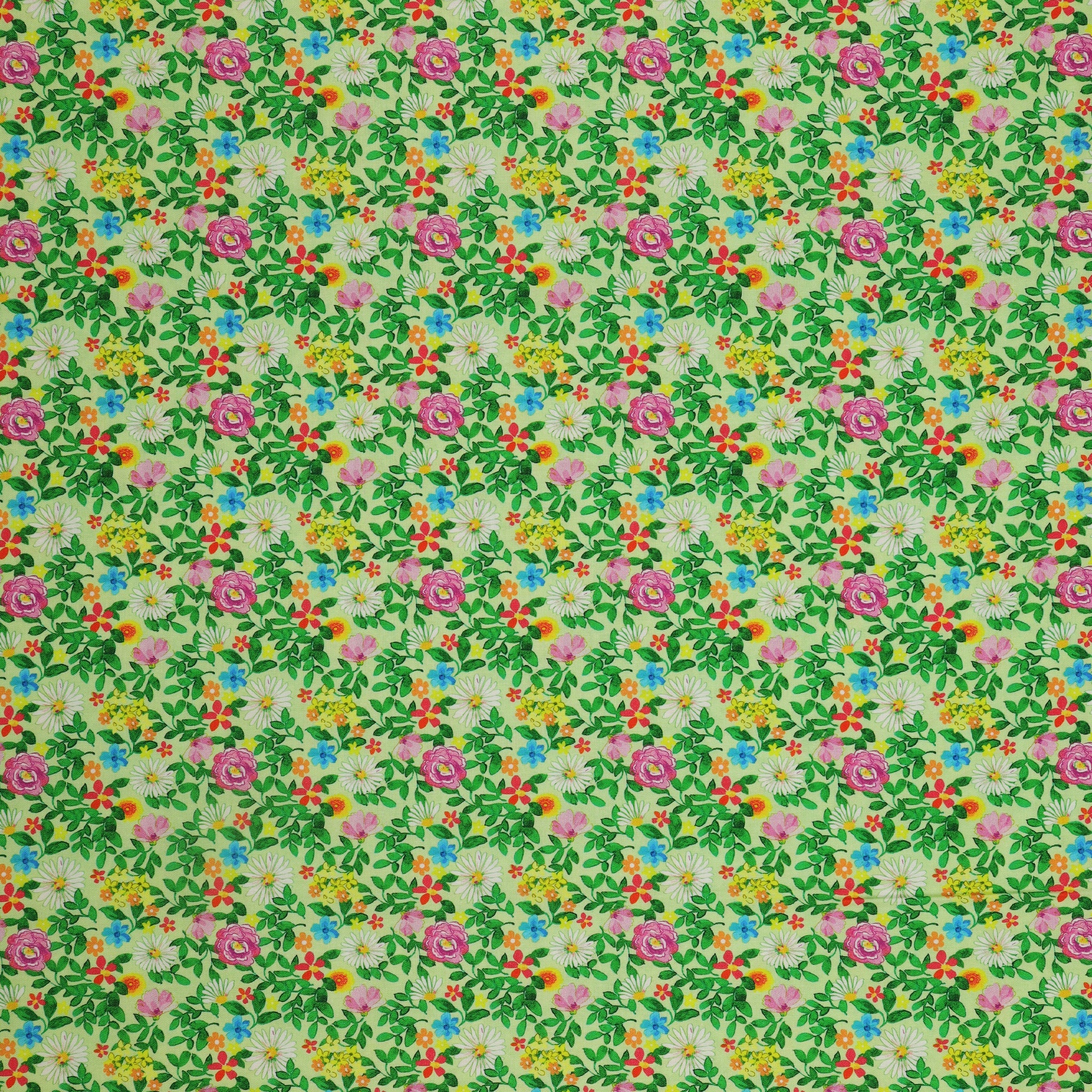 Tropical Splash Fabric Collection - Garden Green