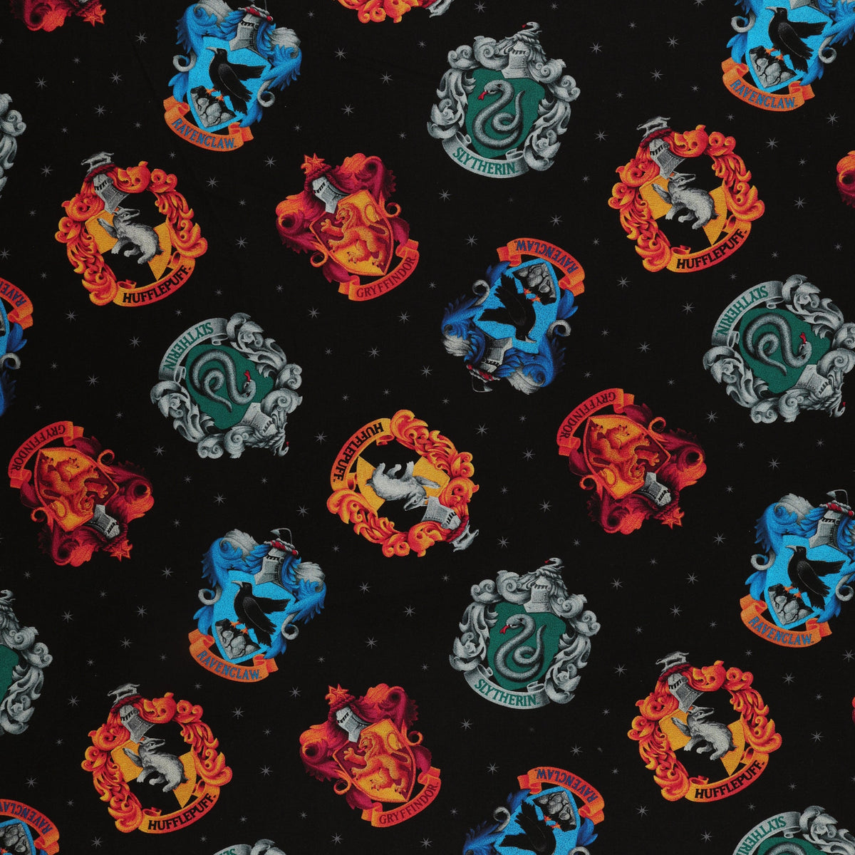 Harry Potter Fabric Collection - Hogwarts Crests
