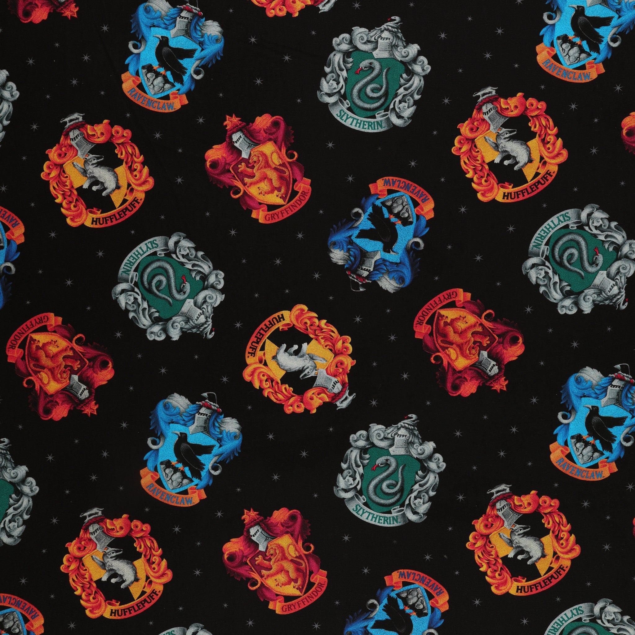 Harry Potter Fabric Collection - Hogwarts Crests