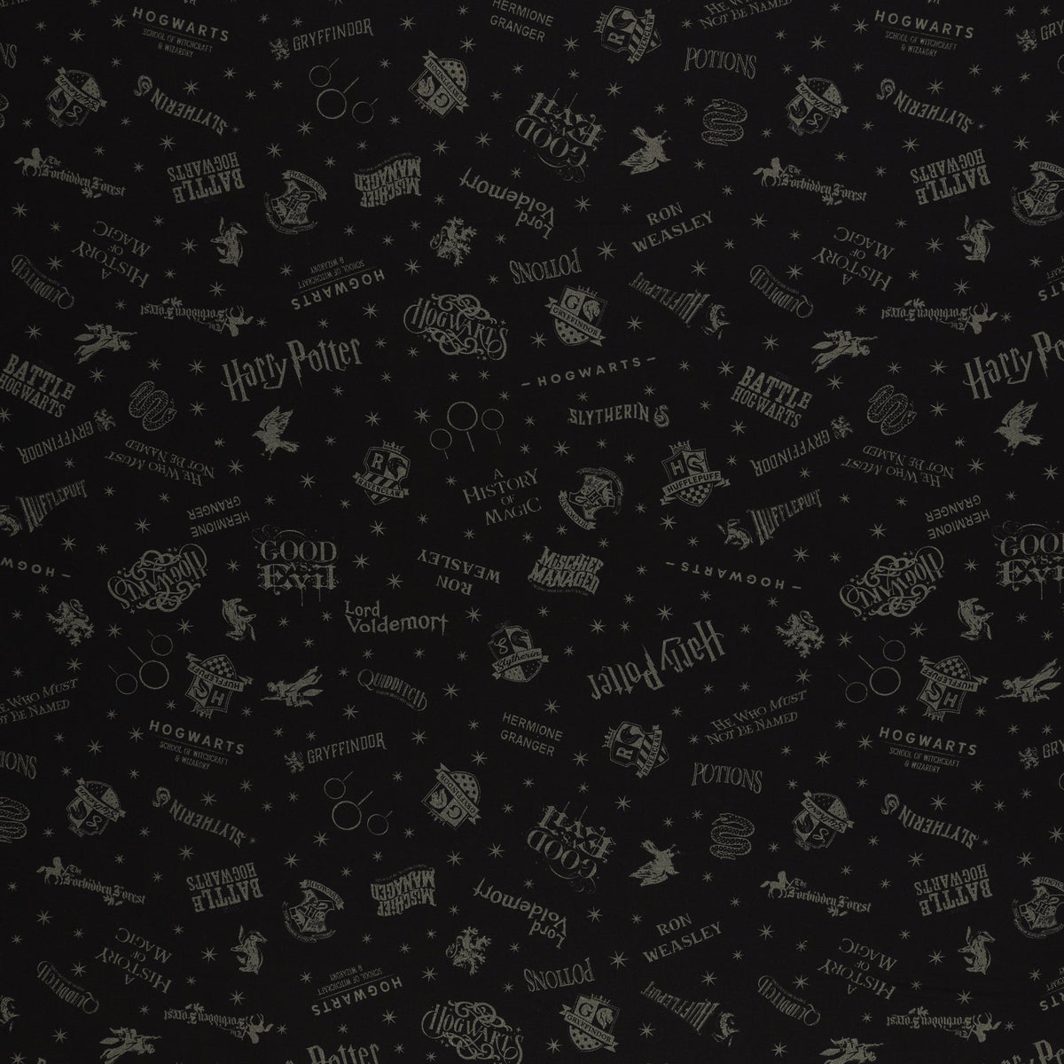 Harry Potter Fabric Collection - Shadow Words