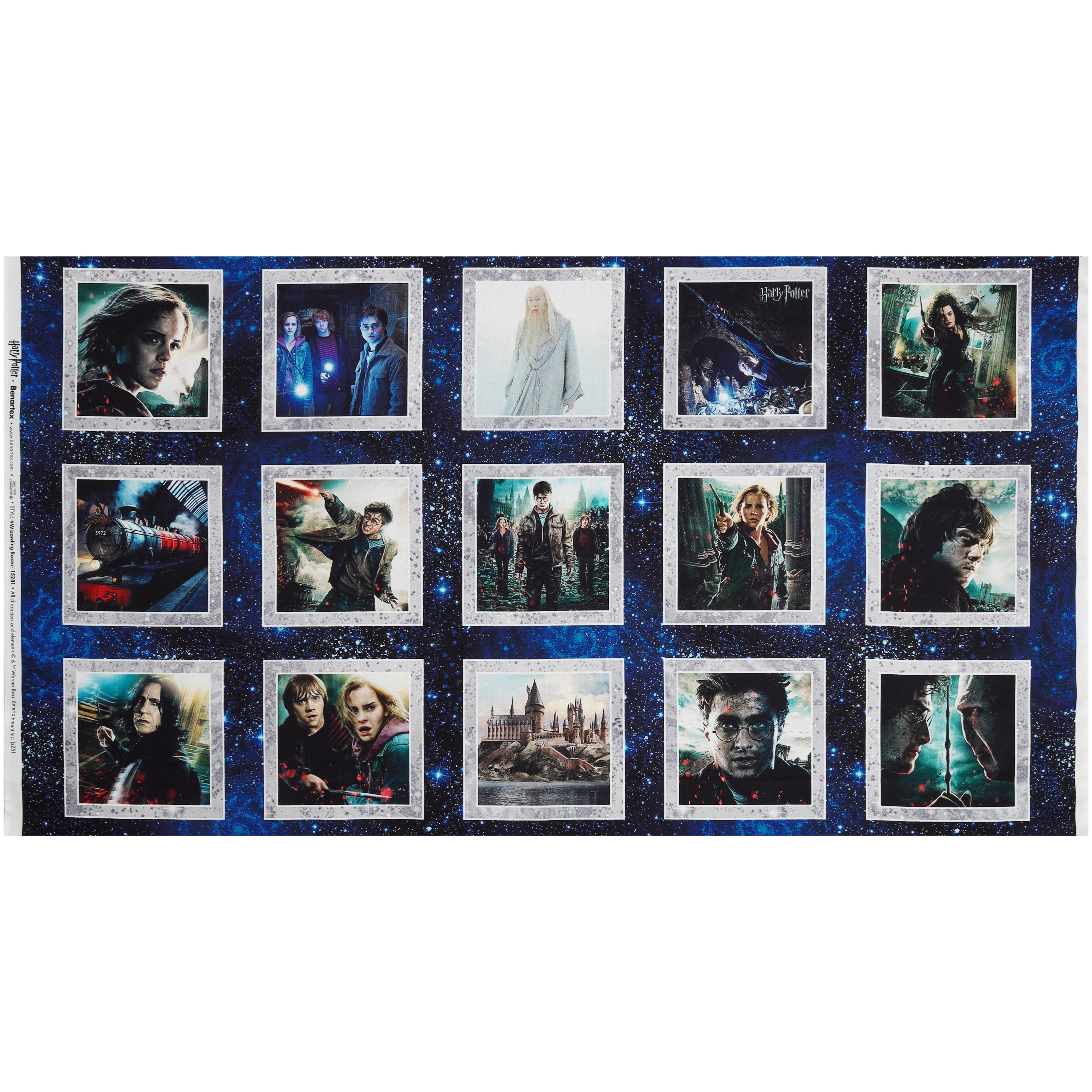 Harry Potter Fabric Collection - Wizarding Boxes Panel