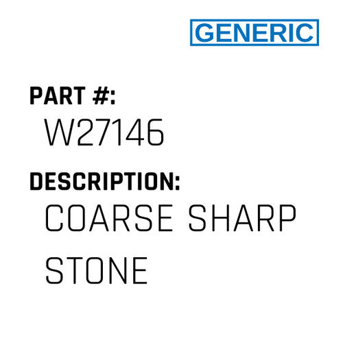 Coarse Sharp Stone - Generic #W27146