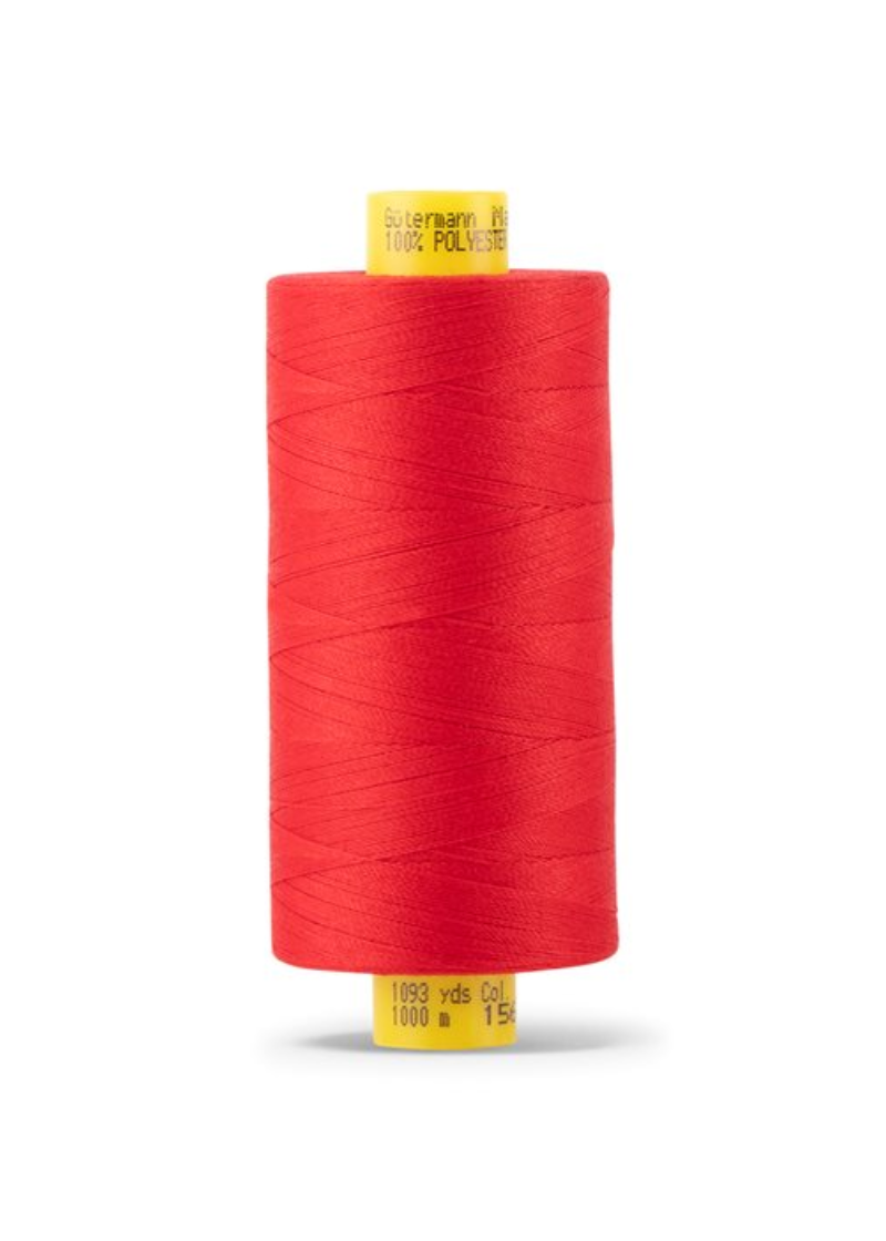 Gutermann Mara 100 Poly Core Thread – Poly-Wrapped Polyester, Tex 30, 1,093 Yards