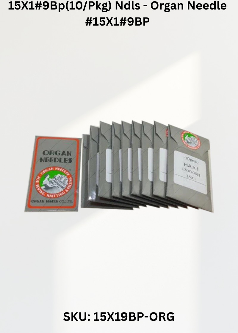 15X1#9Bp(10/Pkg) Ndls - Organ Needle #15X1#9BP