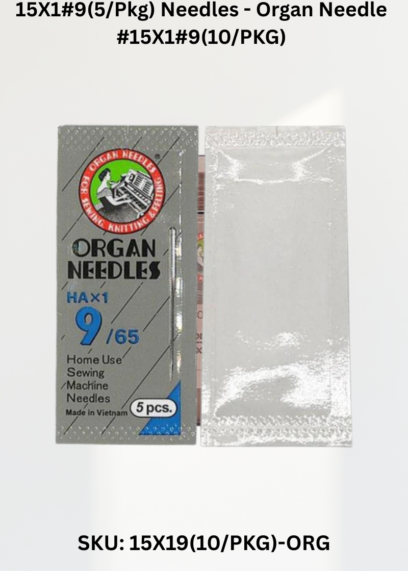 15X1#9(5/Pkg) Needles - Organ Needle #15X1#9(10/PKG)