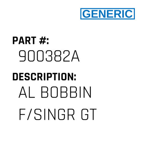 Al Bobbin F/Singr Gt - Generic #900382A