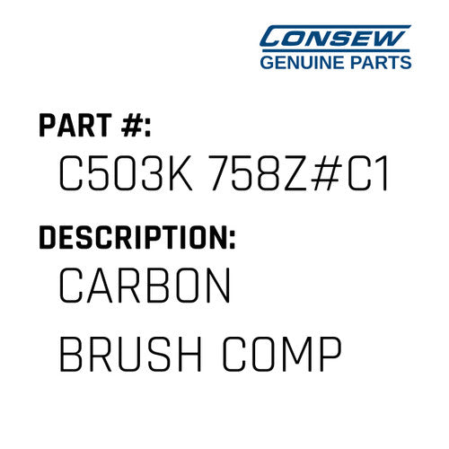 Carbon Brush Comp - Consew #C503K 758Z#C1