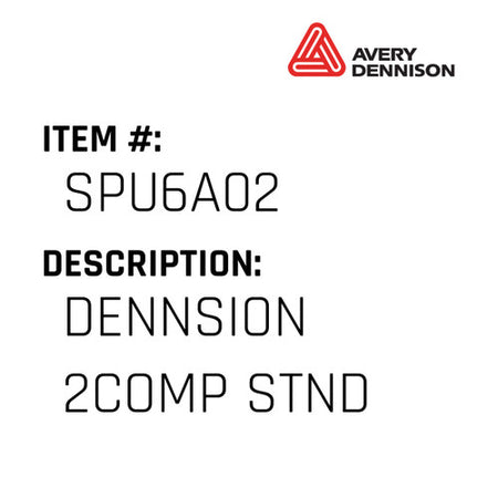 Dennsion 2Comp Stnd - Avery-Dennison #SPU6A02