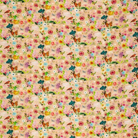 Follow Your Joy Fabric Collection - Sunshine Floral Peach