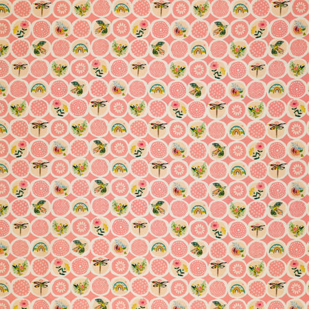 Follow Your Joy Fabric Collection - Sunshine Circles Rose