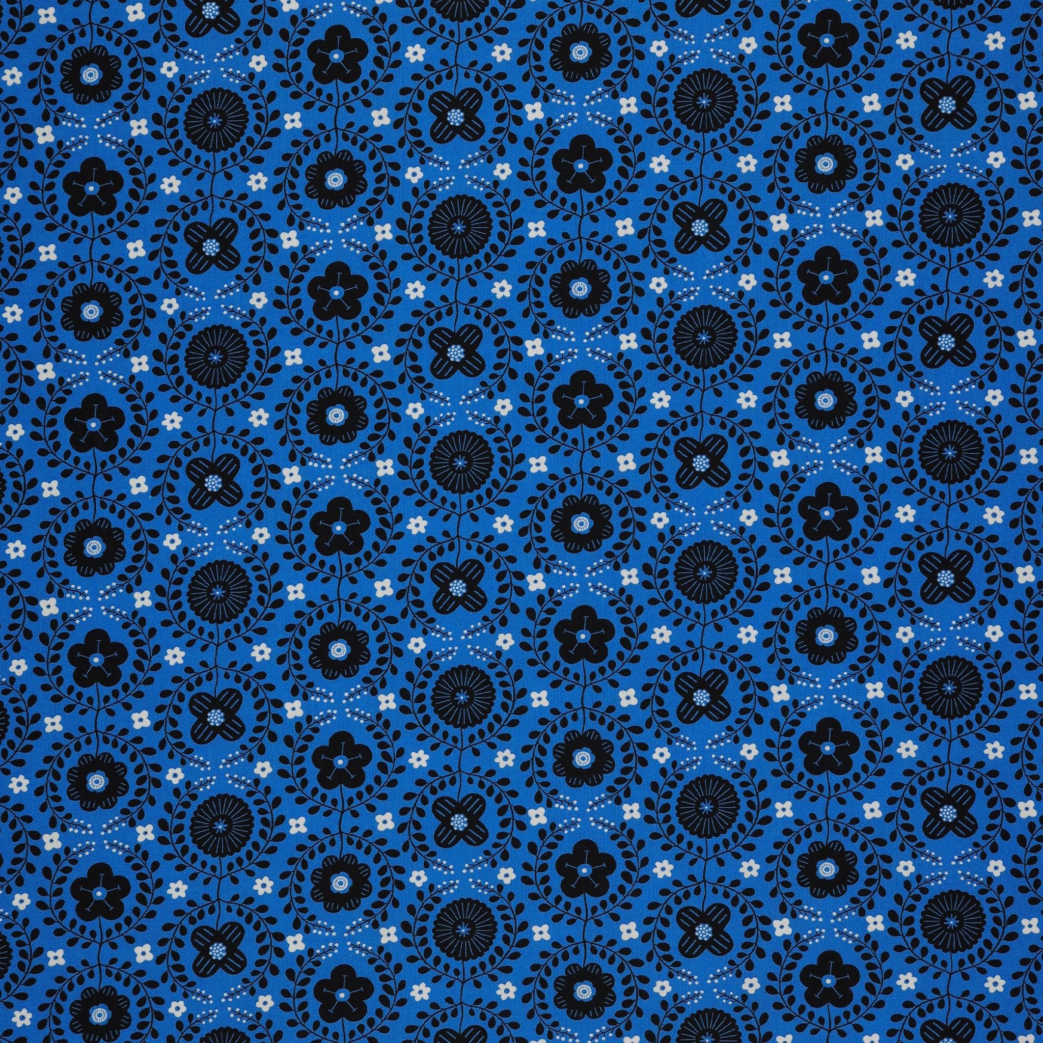 Black, White and Bloom Fabric Collection - Evette Caribbean