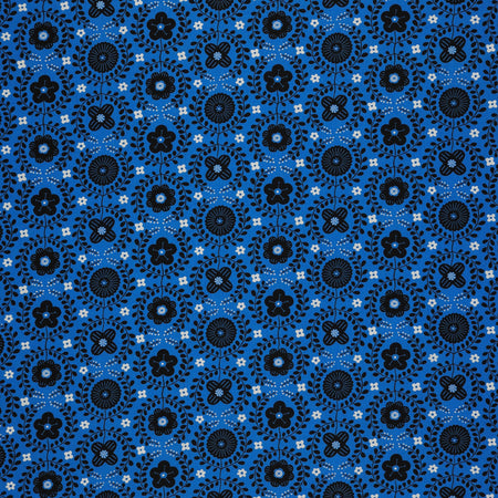 Black, White and Bloom Fabric Collection - Evette Caribbean