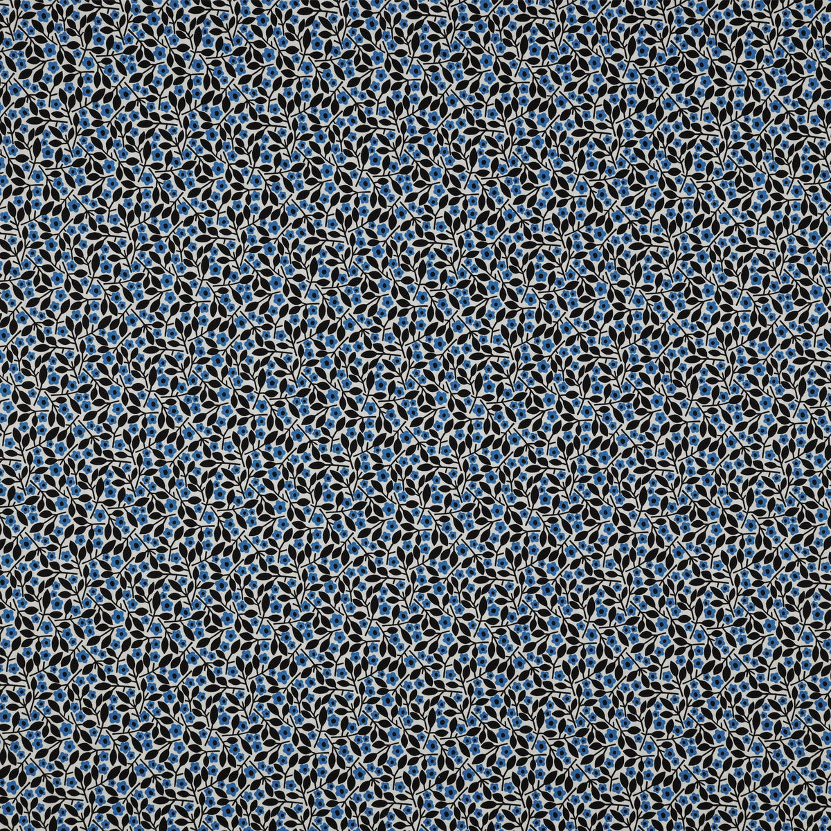 Black, White and Bloom Fabric Collection - Tracey Caribbean/Black