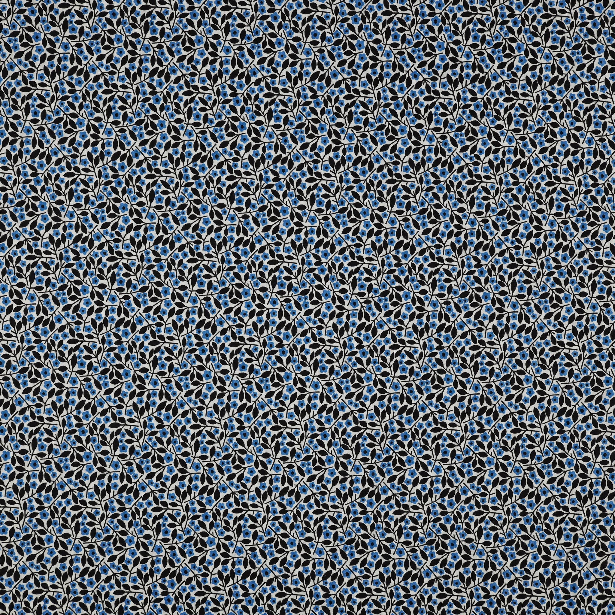 Black, White and Bloom Fabric Collection - Tracey Caribbean/Black