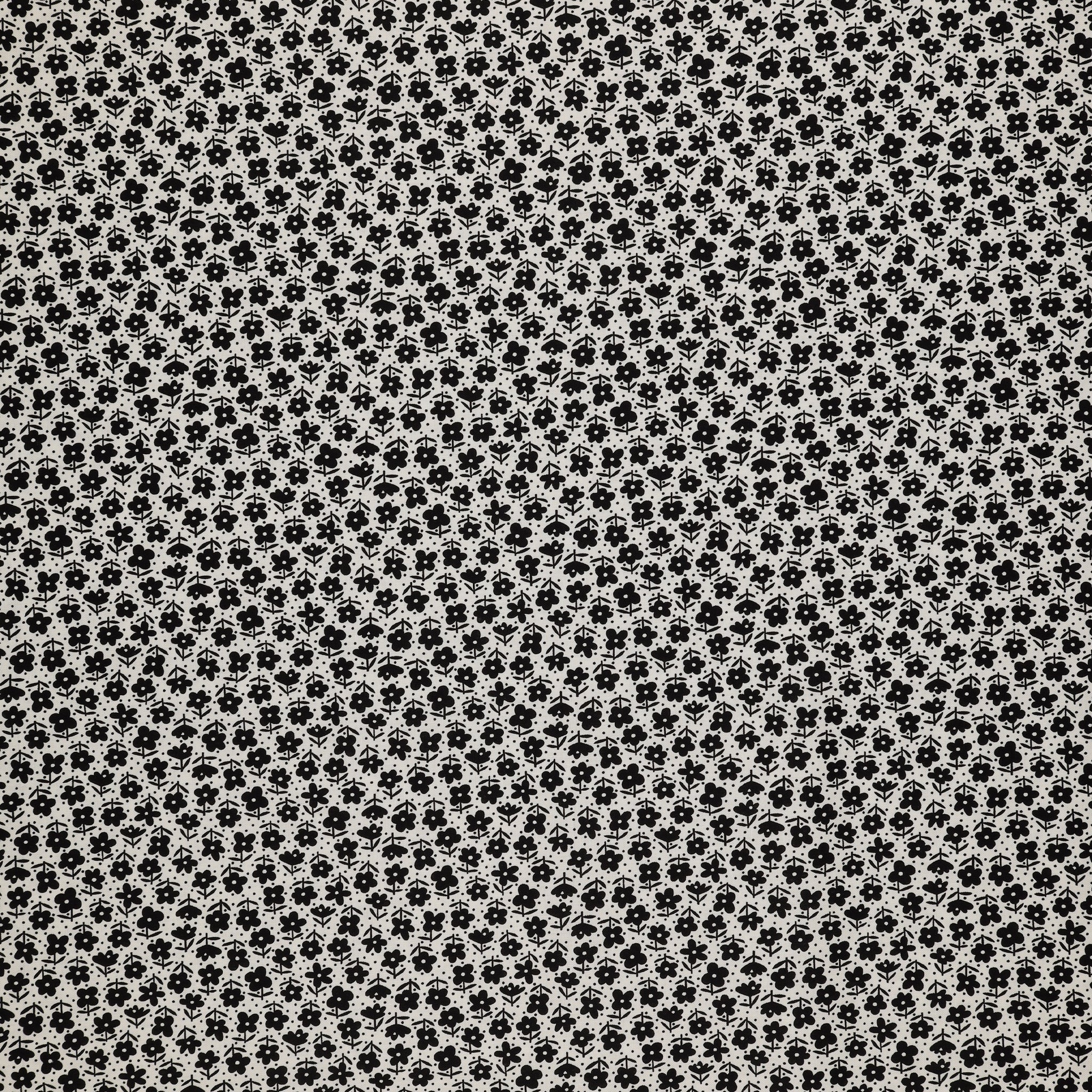 Black, White and Bloom Fabric Collection - Mimi Black/White