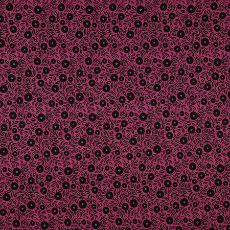 Black, White and Bloom Fabric Collection - Pamela Magenta