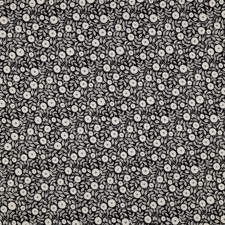Black, White and Bloom Fabric Collection - Pamela Black/White