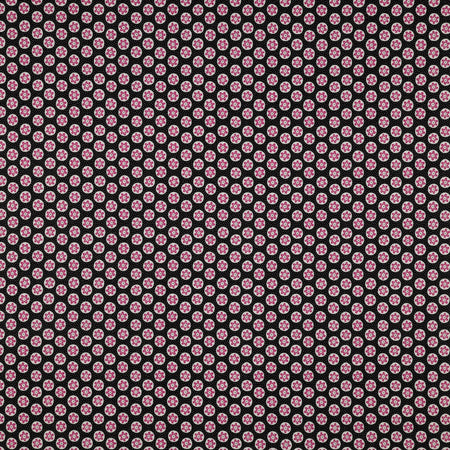 Black, White and Bloom Fabric Collection - Nancy Black/Magenta