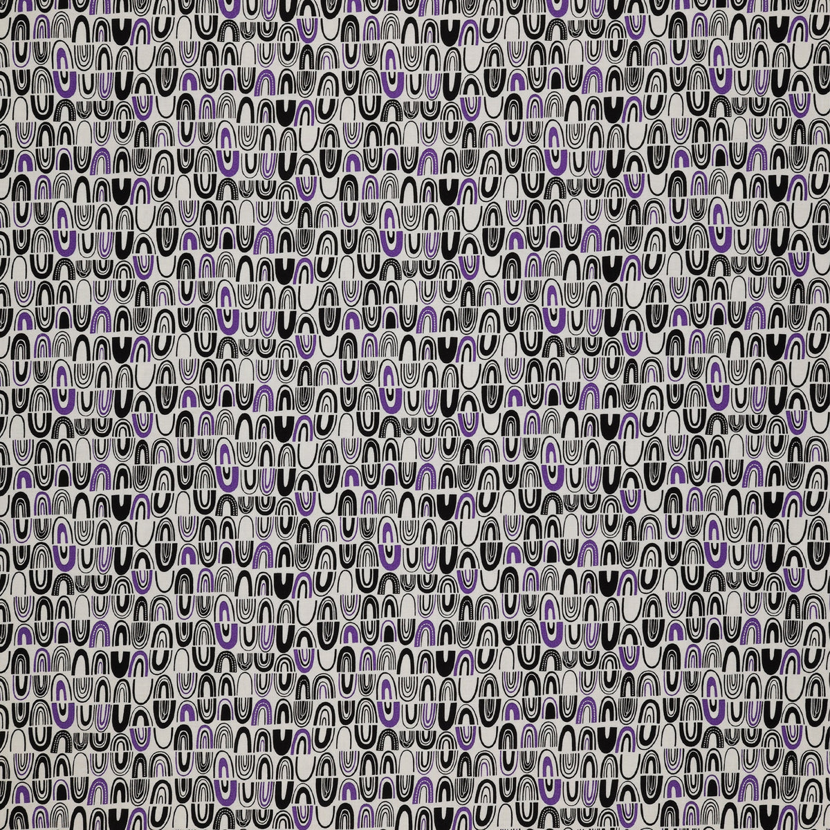 Black, White and Bloom Fabric Collection - Lesley Plum/White