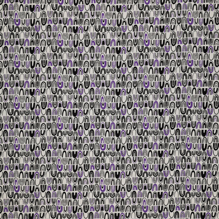 Black, White and Bloom Fabric Collection - Lesley Plum/White