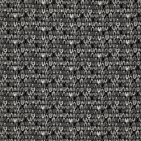 Black, White and Bloom Fabric Collection - Lesley Black/White