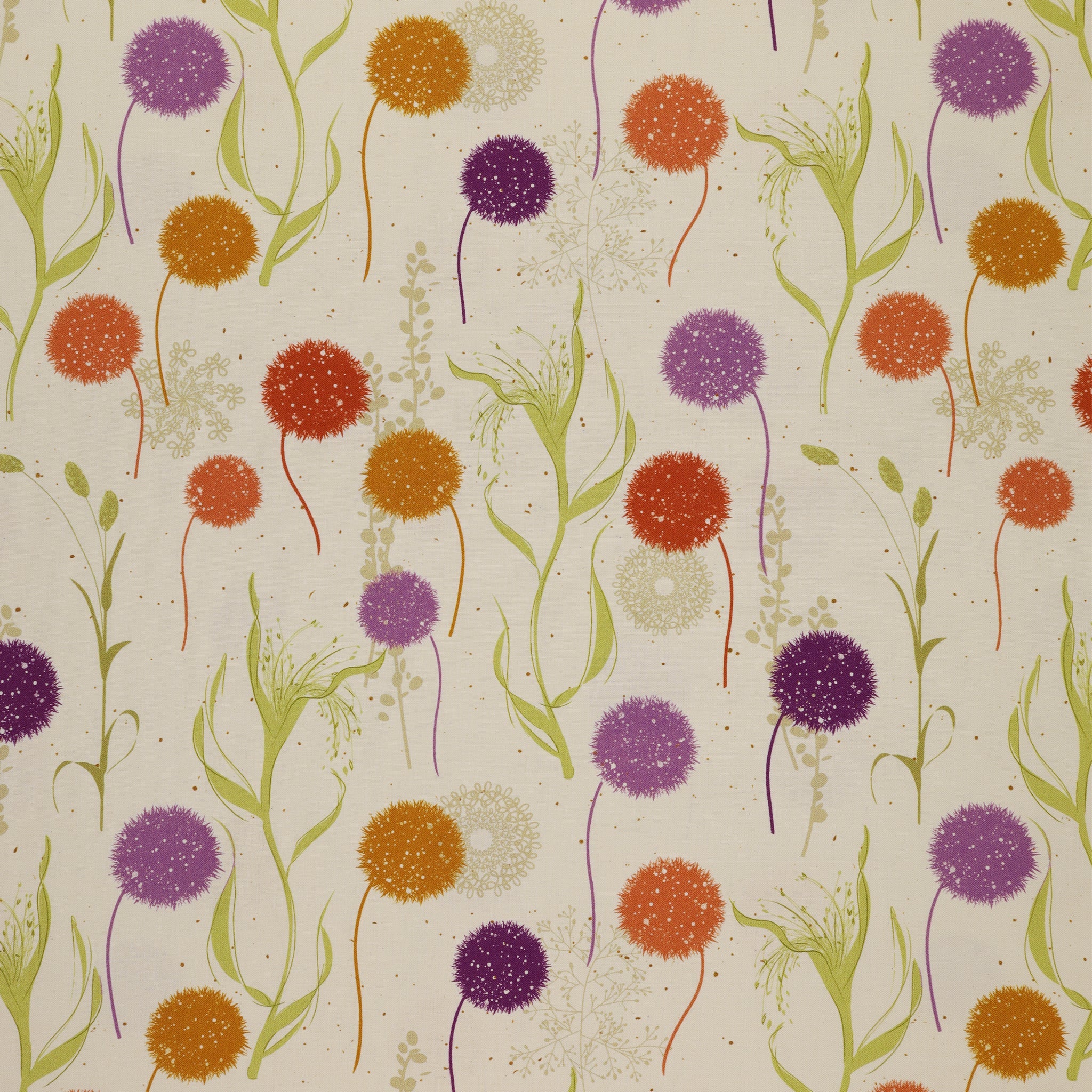 Wishflower Fabric Collection - Wishing Field Orange/Multi