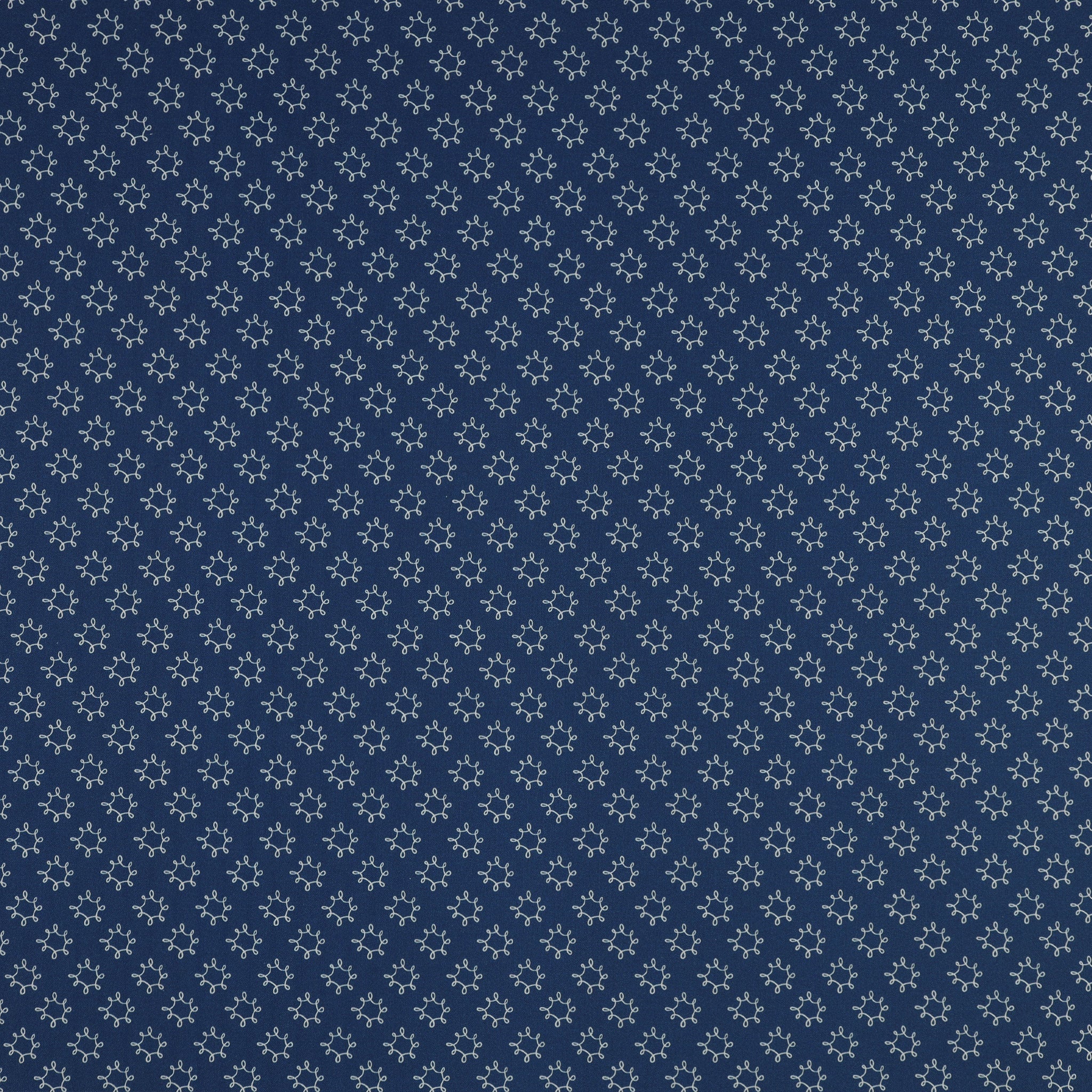 Wishflower Fabric Collection - Dandy Dark Blue