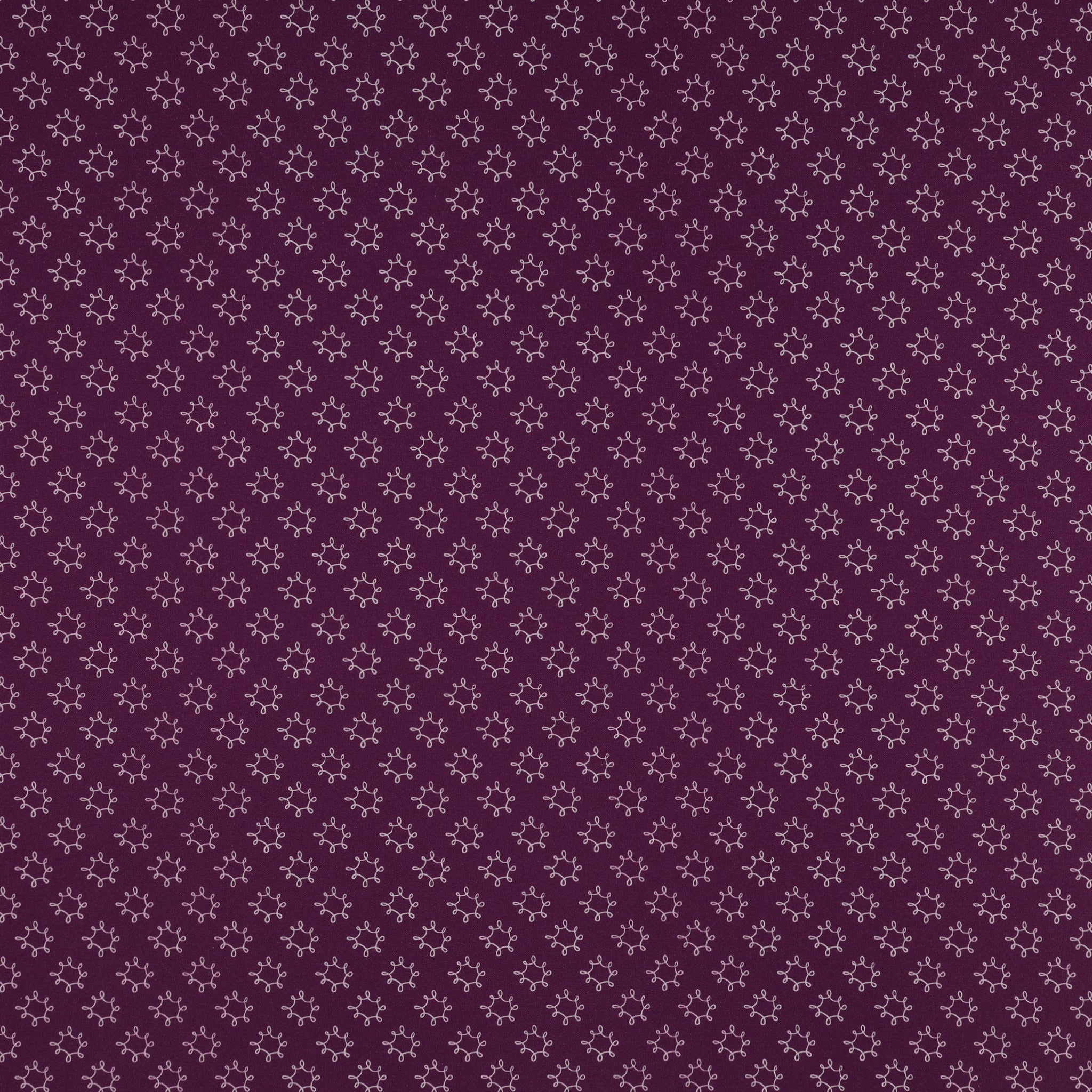 Wishflower Fabric Collection - Dandy Dark Purple