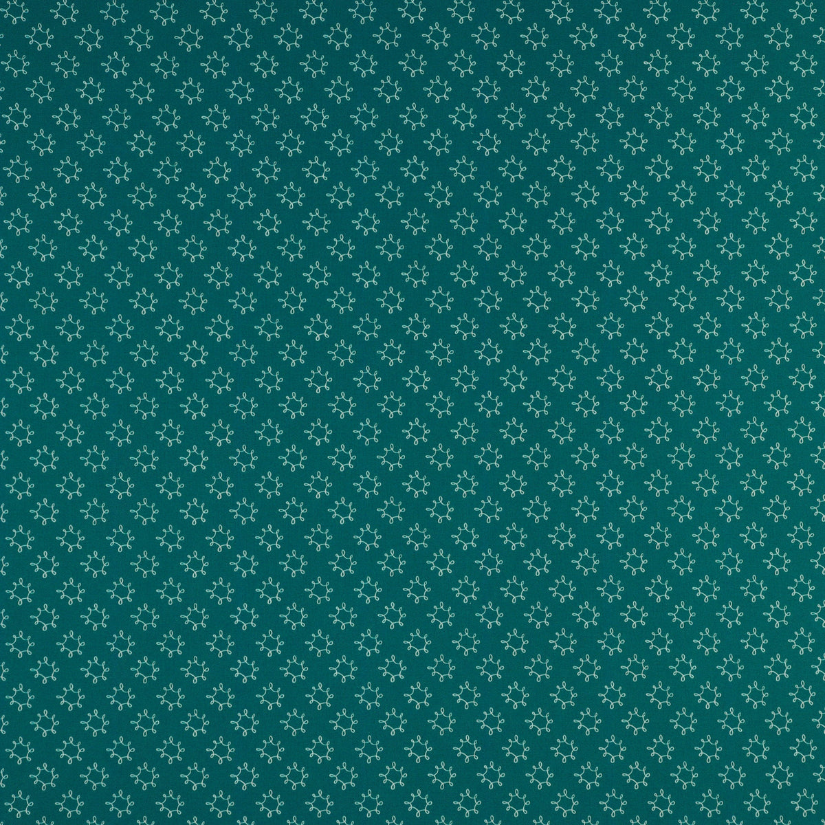 Wishflower Fabric Collection - Dandy Dark Teal