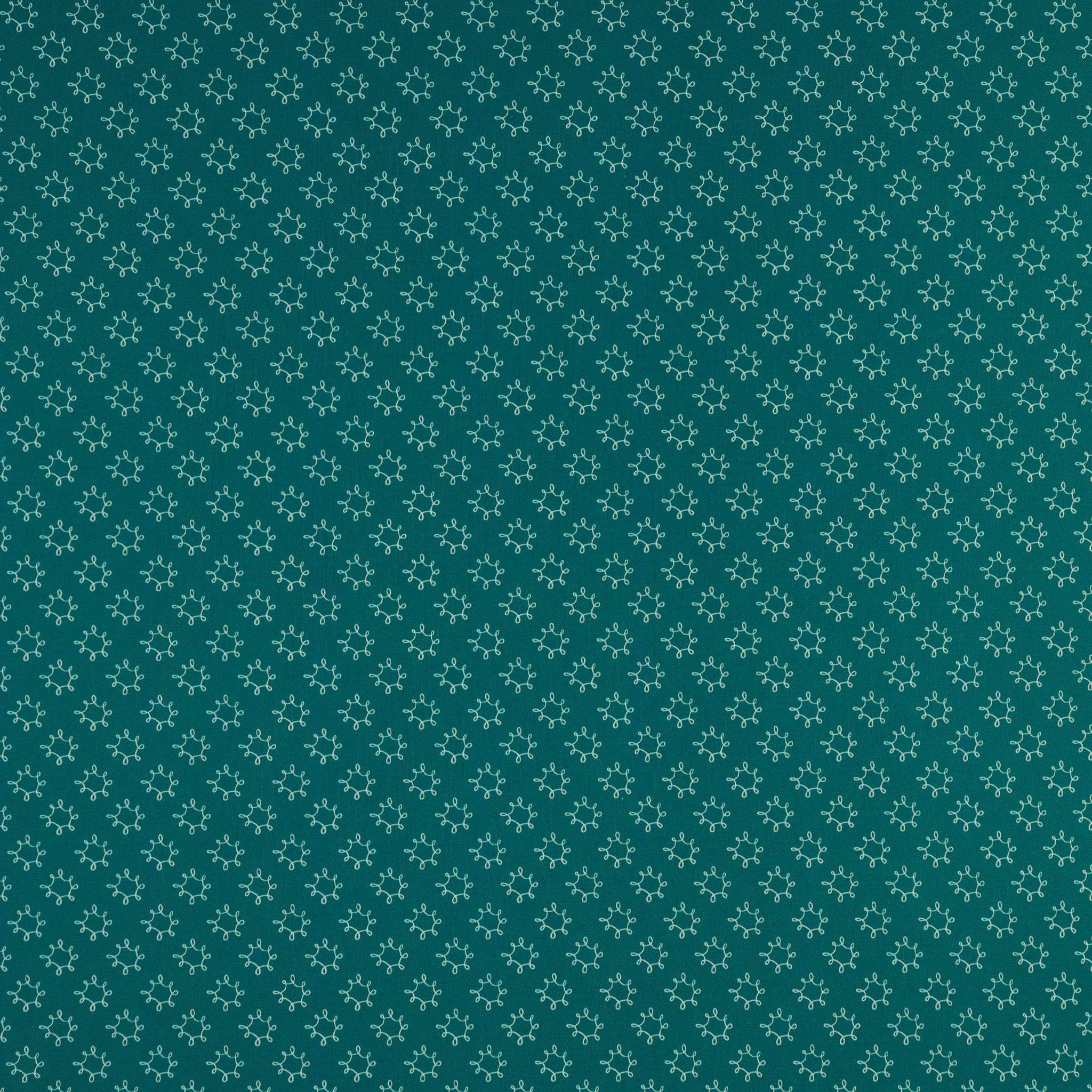 Wishflower Fabric Collection - Dandy Dark Teal