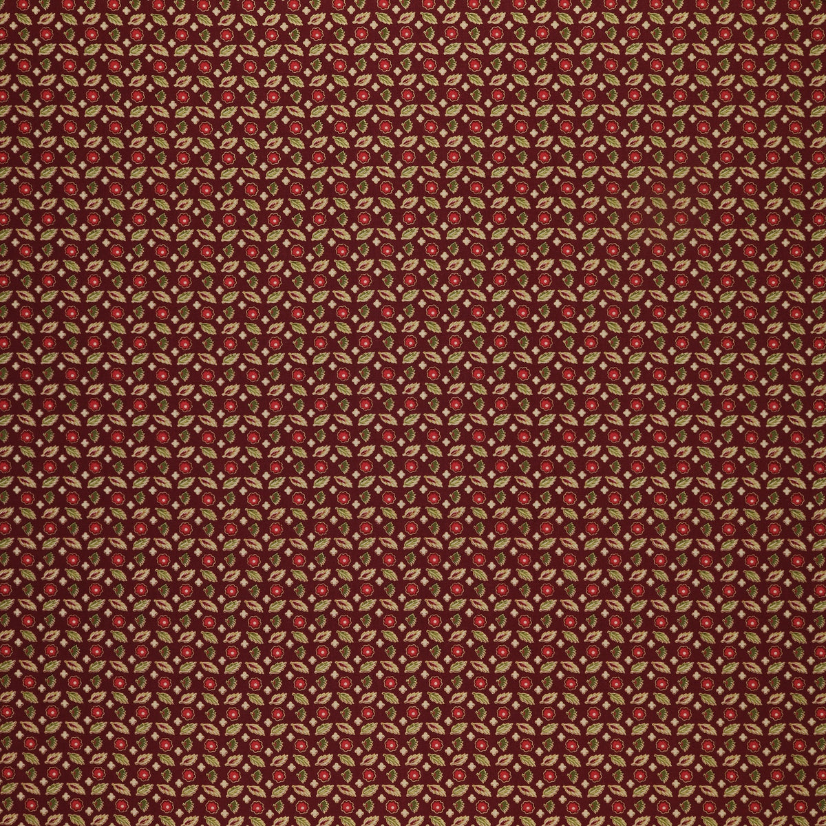 Christmas At Home Fabric Collection - Emil Dark Red