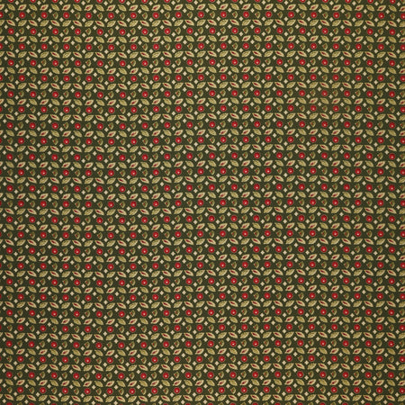 Christmas At Home Fabric Collection - Emil Dark Green