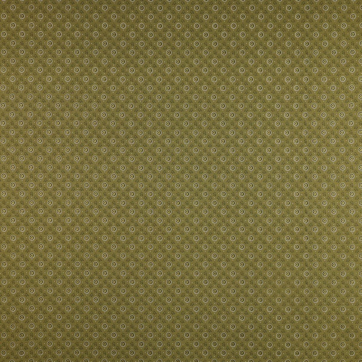 Christmas At Home Fabric Collection - Tiny Daisy Green