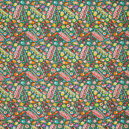 Magical Season Fabric Collection - Magical Sweets Teal/Multi